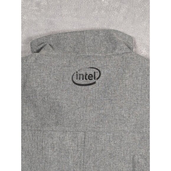 Intel Corporation North End Jacket Womens Size XL Gray Wrap Neck Waterproof - Picture 2 of 8